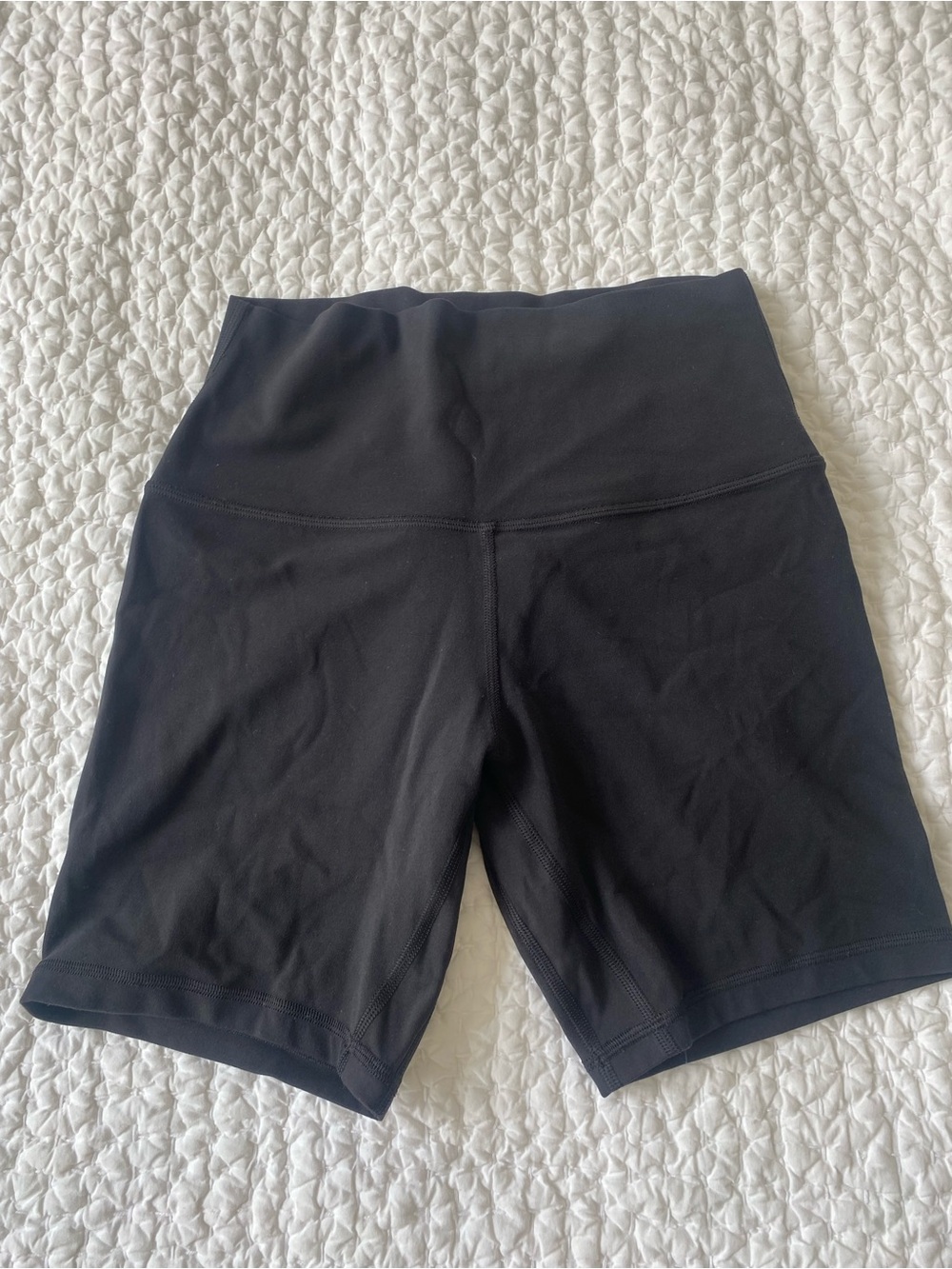 lululemon Align Black High-Rise Biker Shorts in Size 6